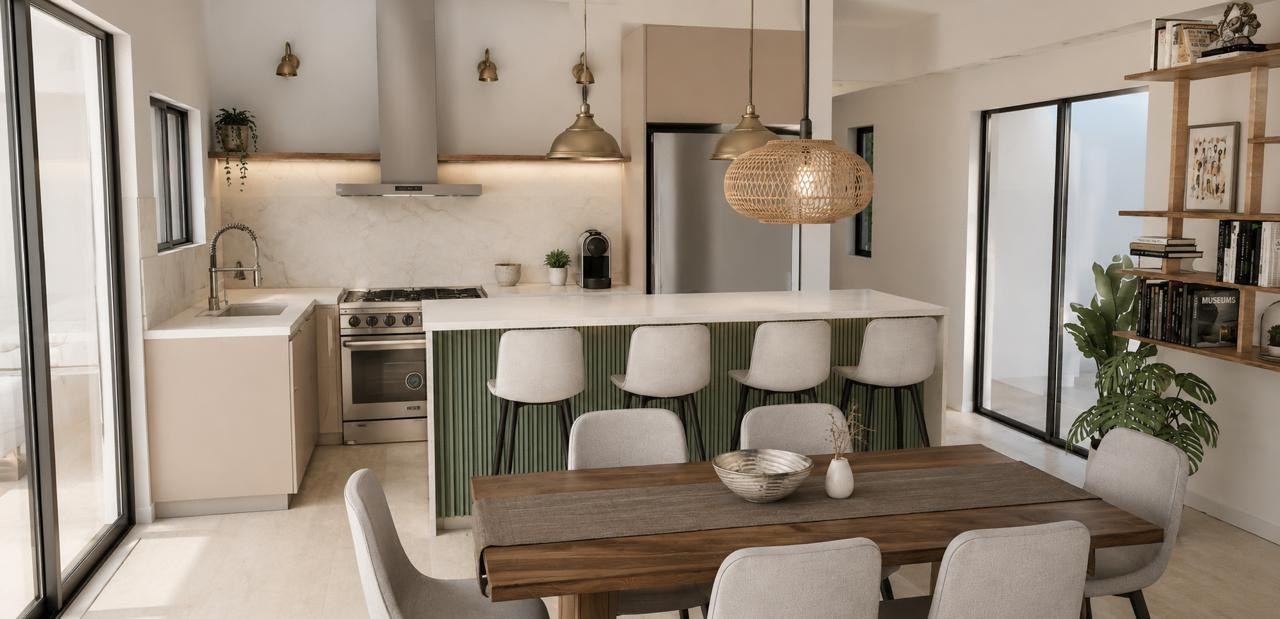 Render de la cocina