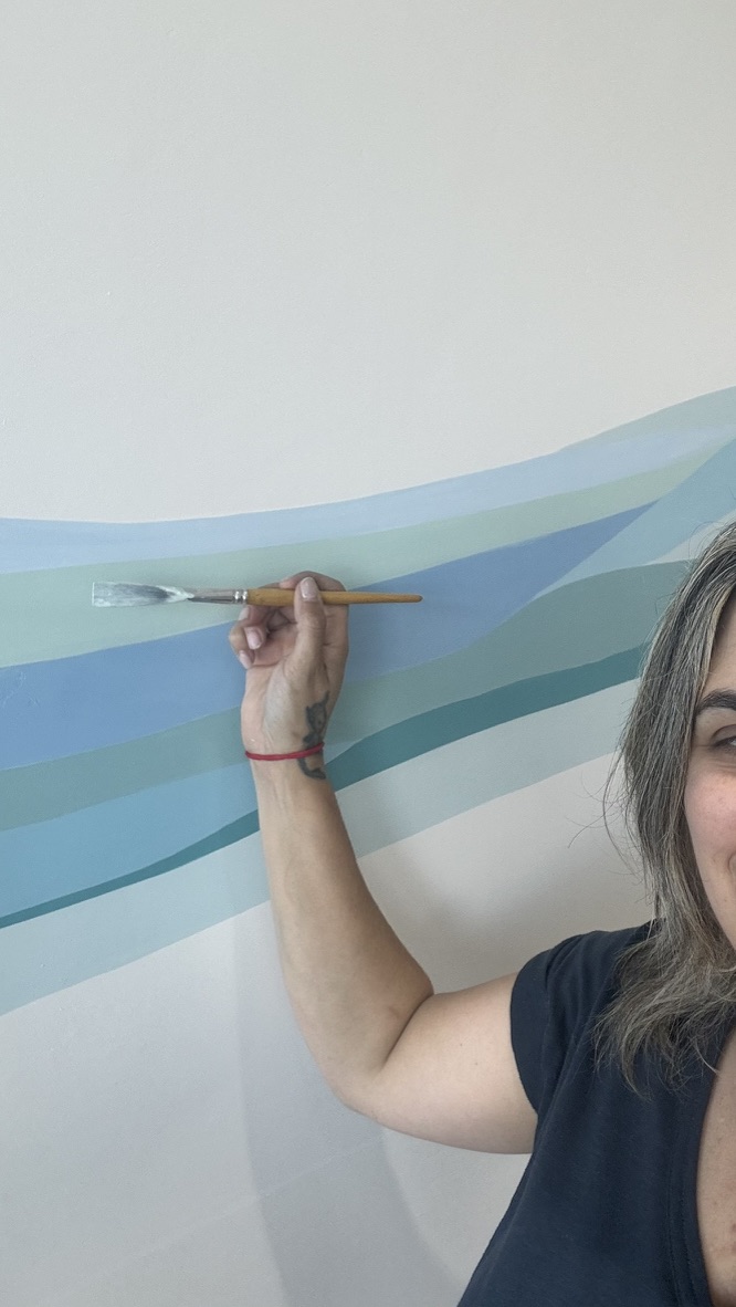 Mural pintado a mano