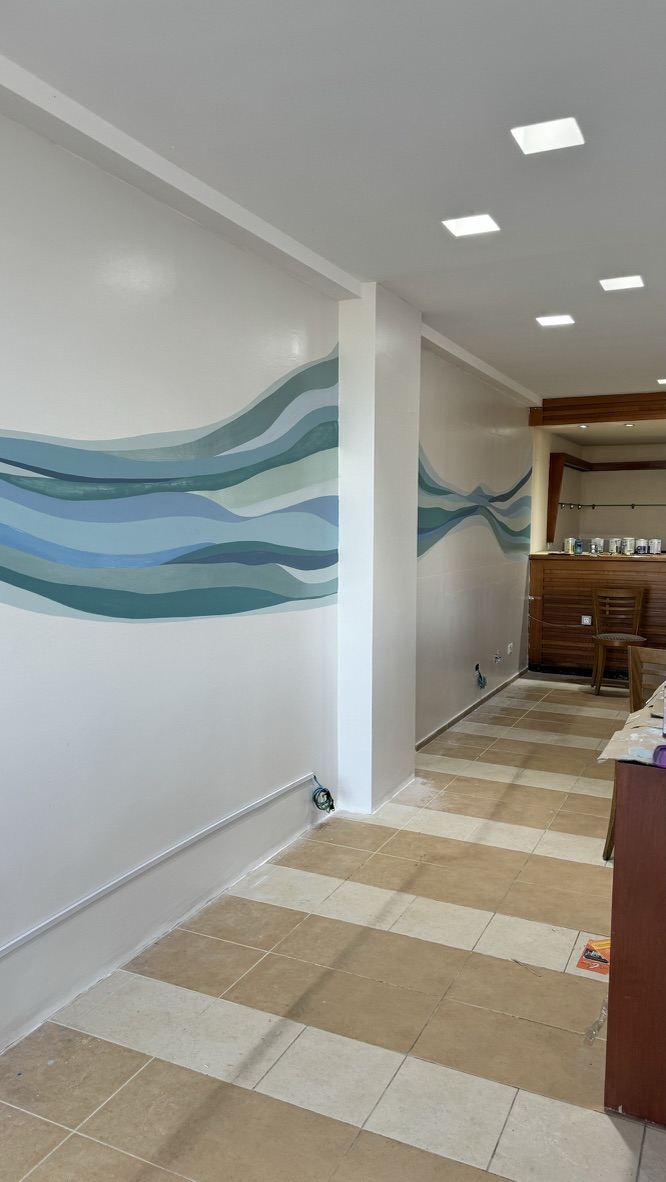 Mural pintado a mano