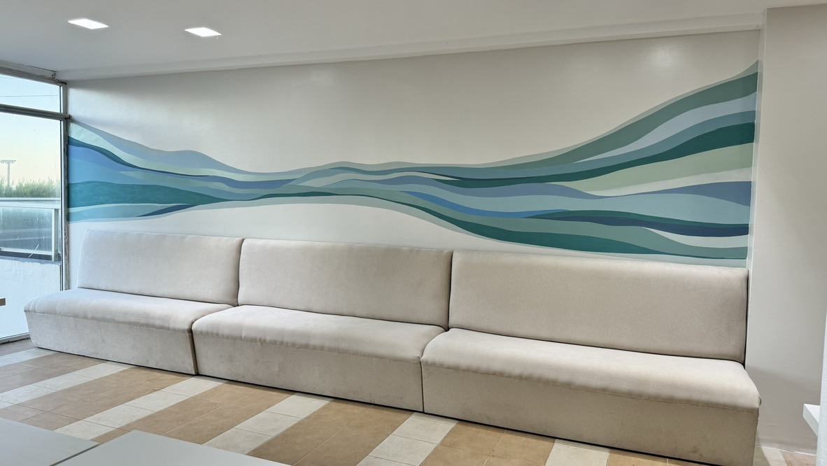 Mural pintado a mano