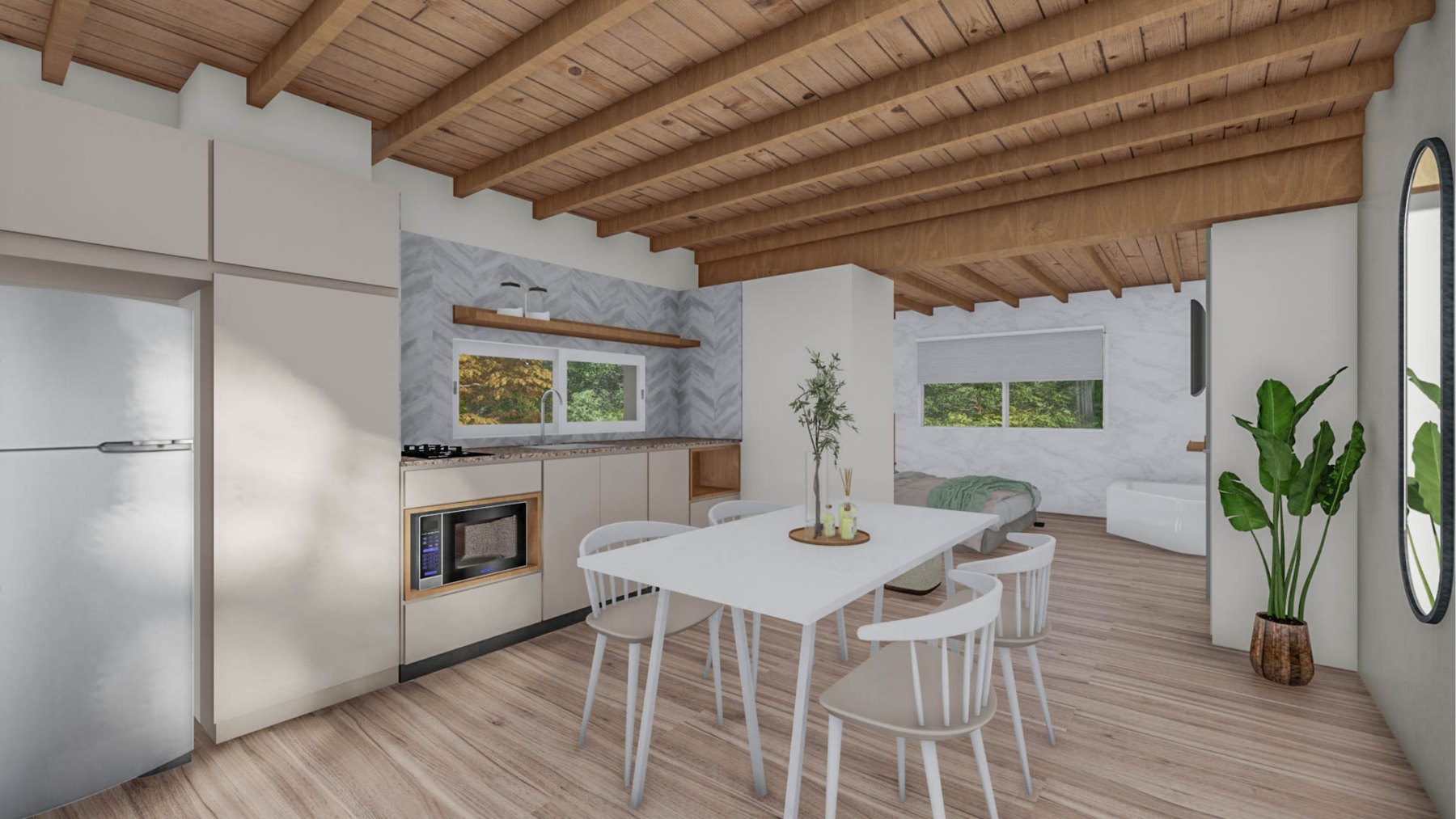 Render del monoambiente