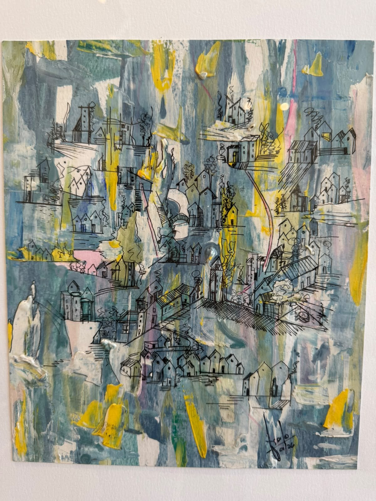 Fragmento de Casitas en blue